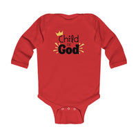 Child of God Infant Bodysuit — Long Sleeve Christian Baby Onesie
