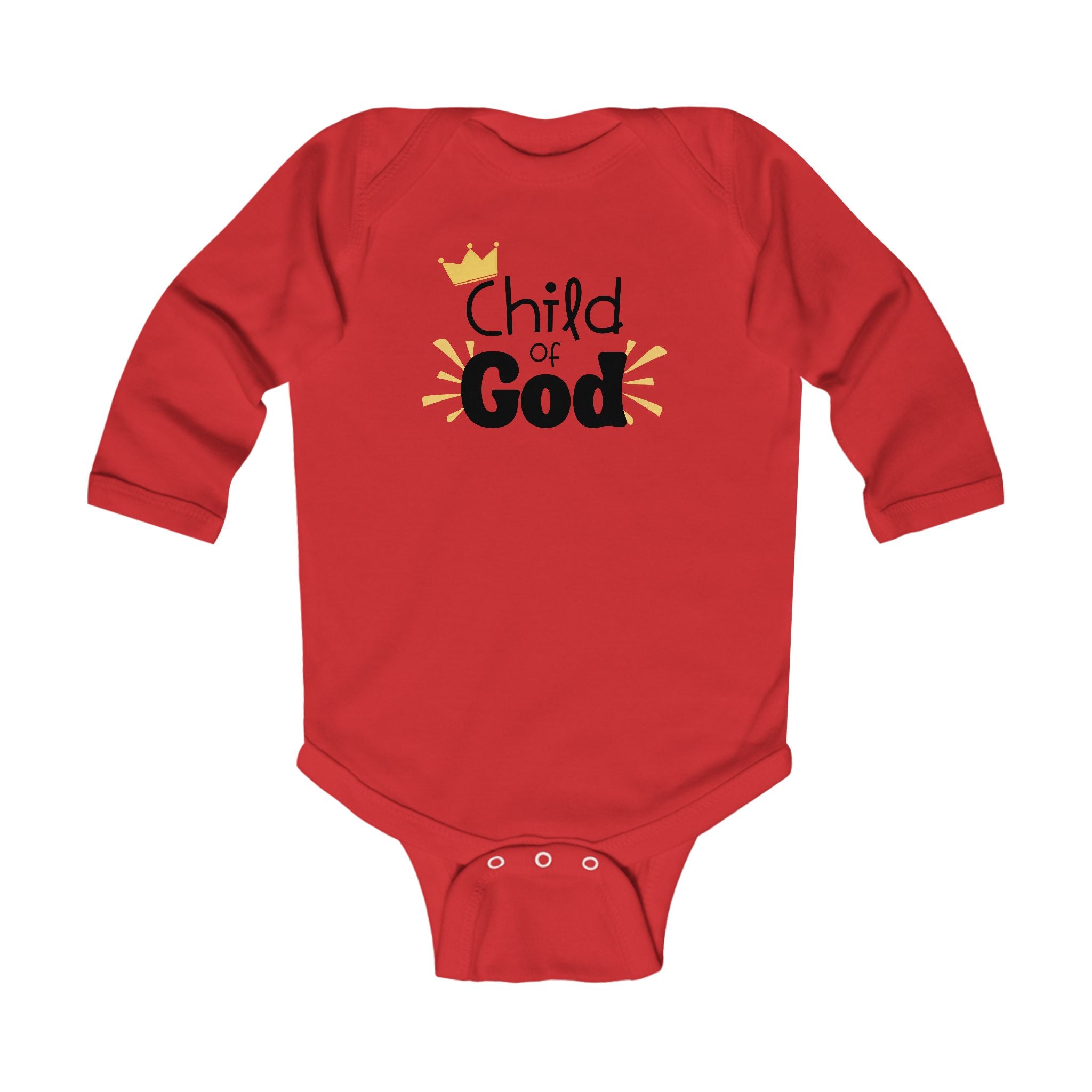 Child of God Infant Bodysuit — Long Sleeve Christian Baby Onesie