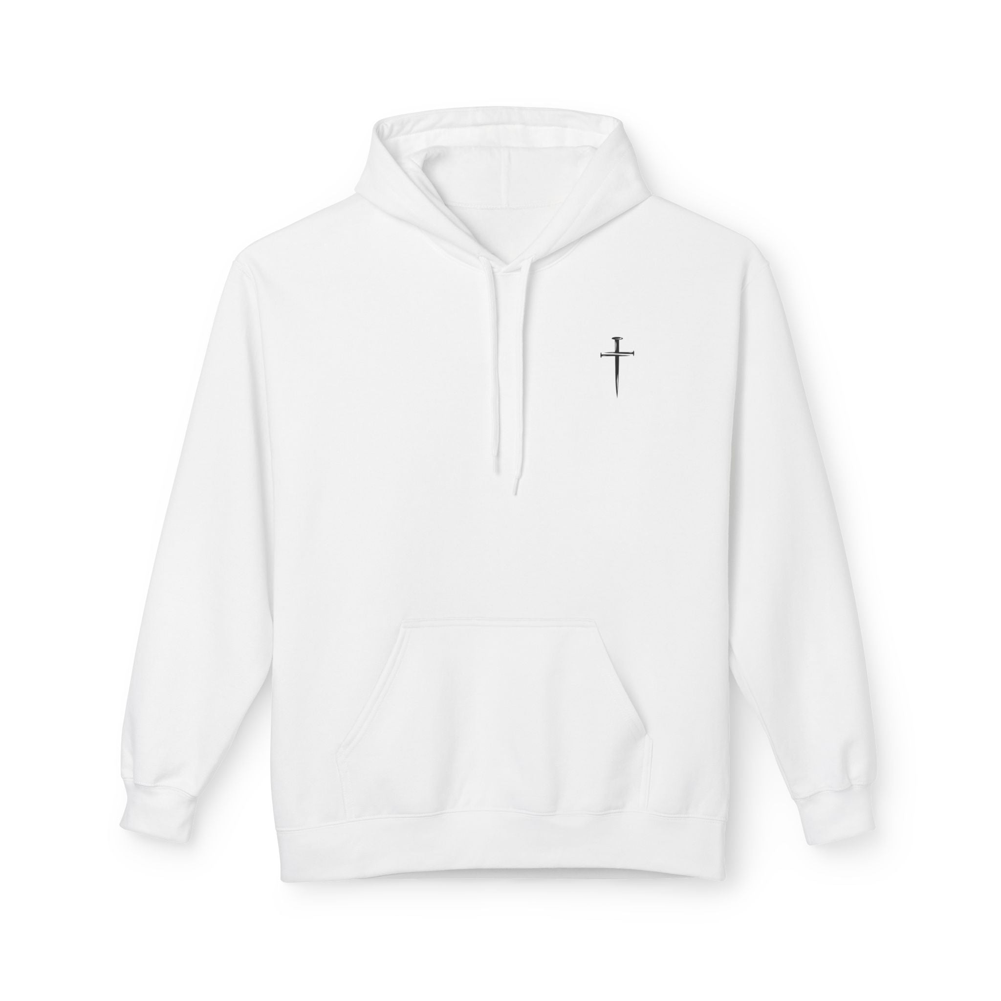 Jesus Has My Back Midweight Softstyle Fleece Hoodie