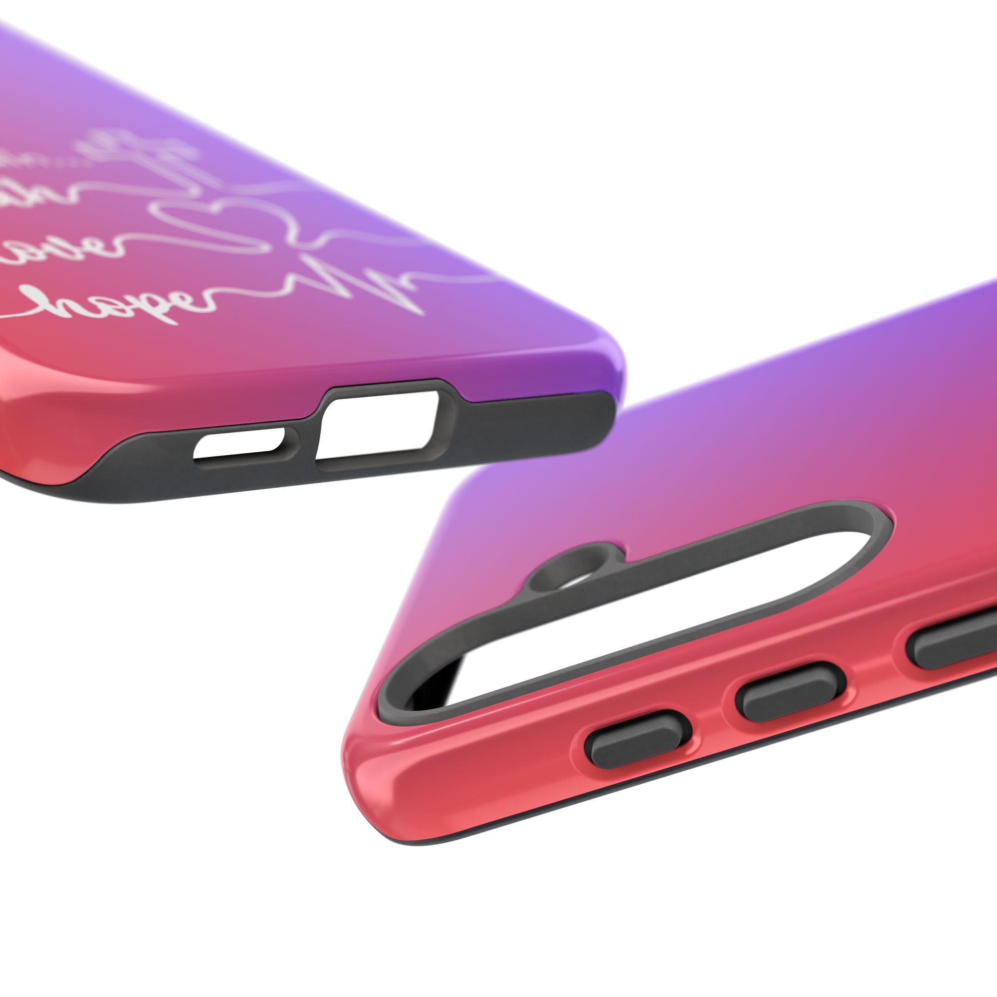 Samsung Faith, Love & Hope Gradient Phone Case — 'Now These Three Remain' Christian Protective Case