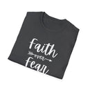 Faith Over Fear Unisex Softstyle T-Shirt | Christian Shirts for Women Men - Faith Based Gifts