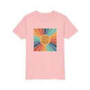 Youth Tee — 'Created With A Purpose' Retro Sunburst Kids T-Shirt
