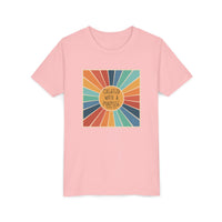 Youth Tee — 'Created With A Purpose' Retro Sunburst Kids T-Shirt