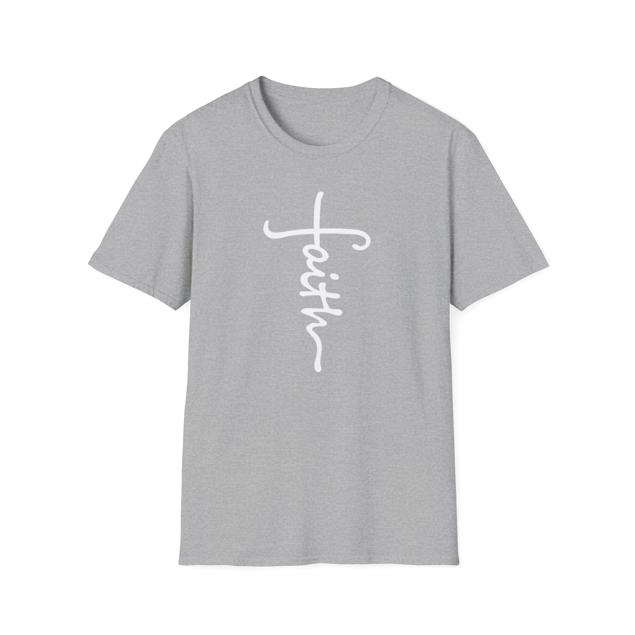 Faith Unisex Softstyle T-Shirt | Christian Shirts for Women Men - Faith Based Gifts