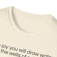Isaiah 12:3 T-Shirt | Perfect for Faith and Everyday Wear,