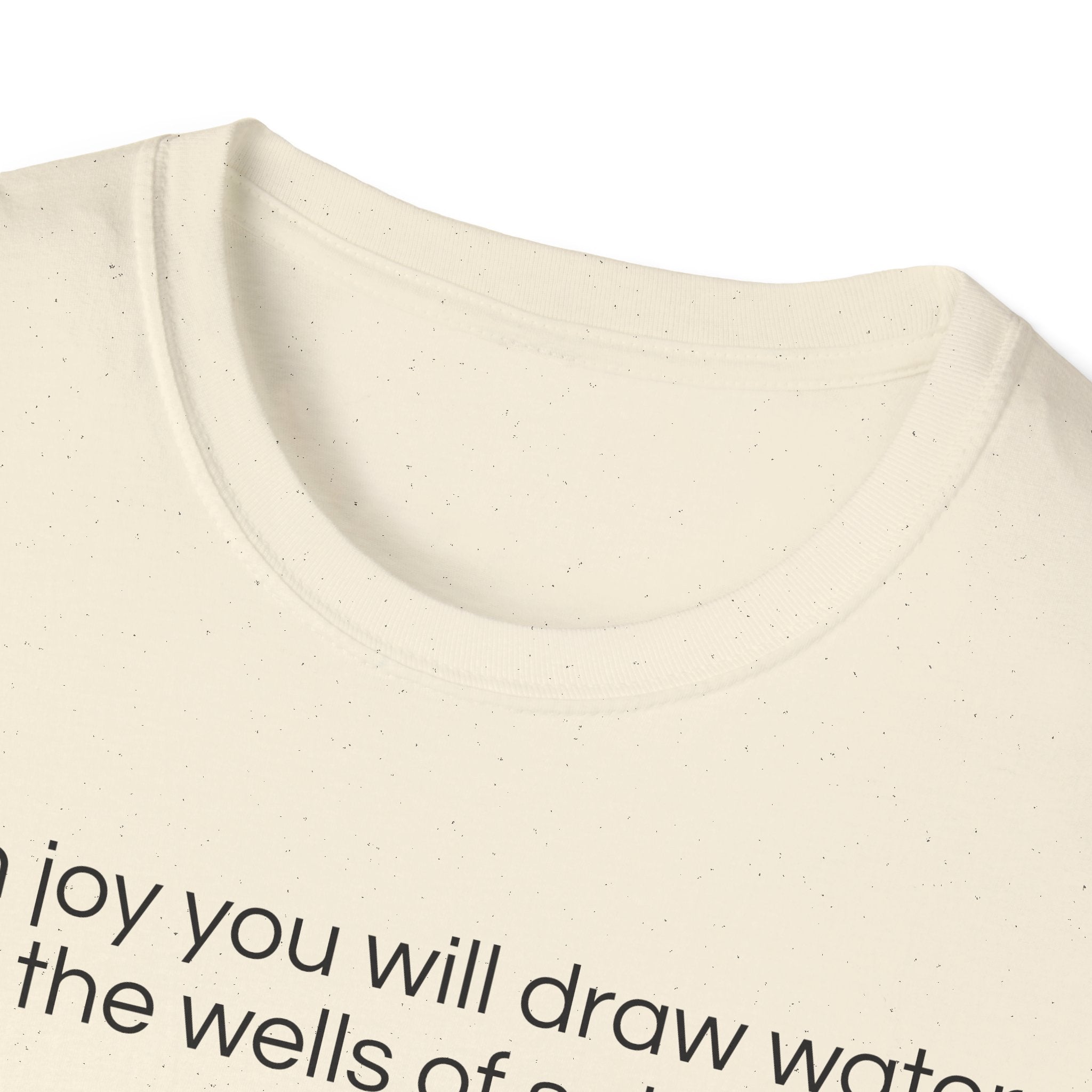 Isaiah 12:3 T-Shirt | Perfect for Faith and Everyday Wear,