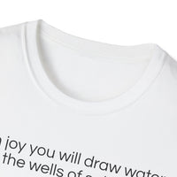 Isaiah 12:3 T-Shirt | Perfect for Faith and Everyday Wear,