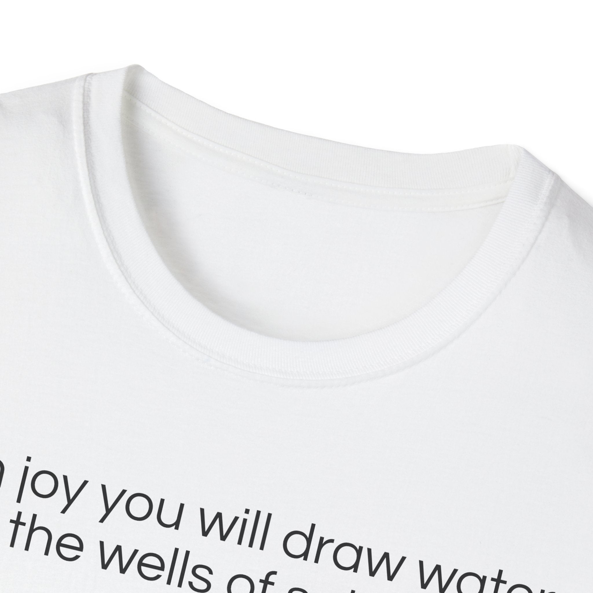 Isaiah 12:3 T-Shirt | Perfect for Faith and Everyday Wear,