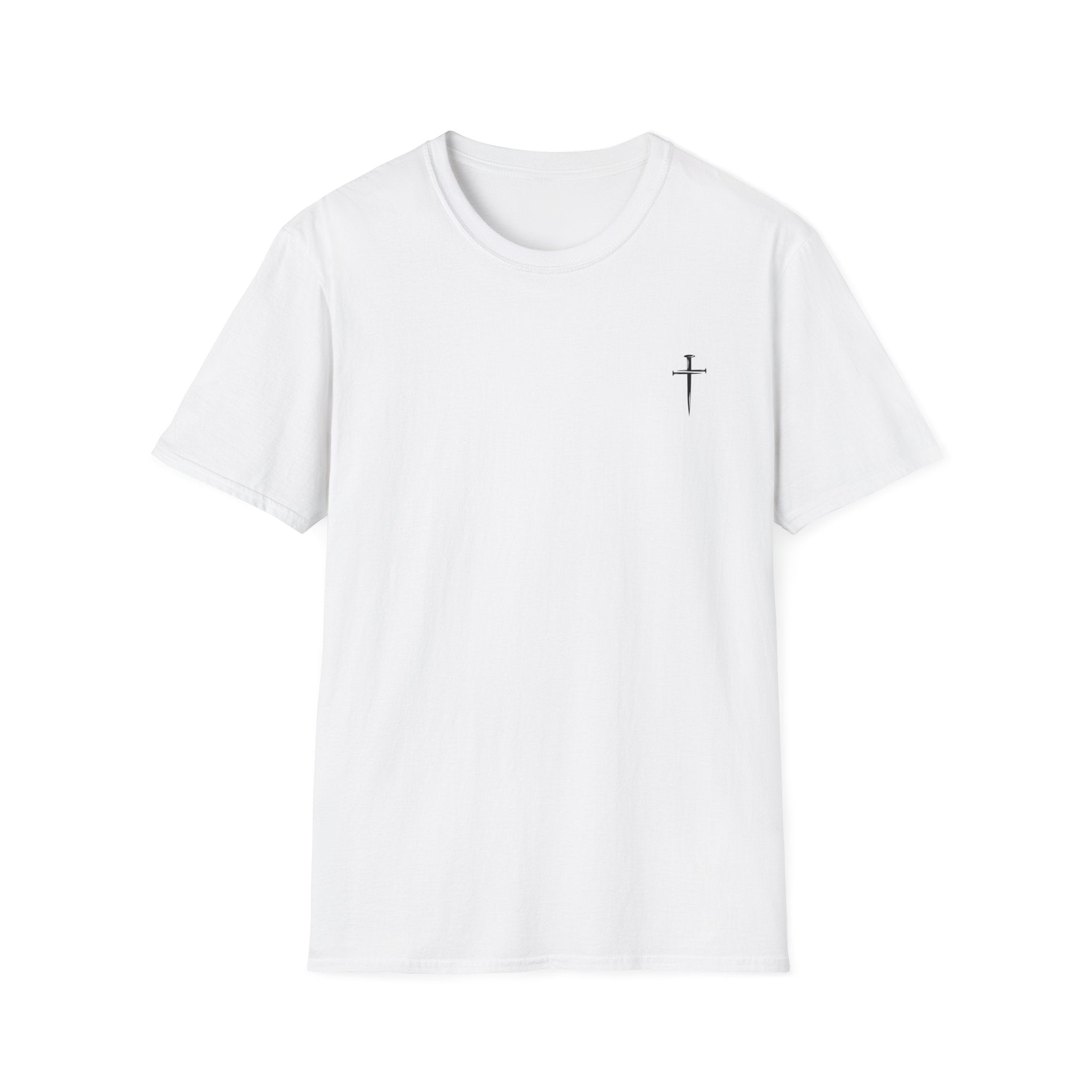 Back design - Jesus Has My Back T-Shirt — Christian Faith Cross Tee