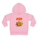 Jesus Is My Superhero Toddler Hoodie – Christian Kids Pullover