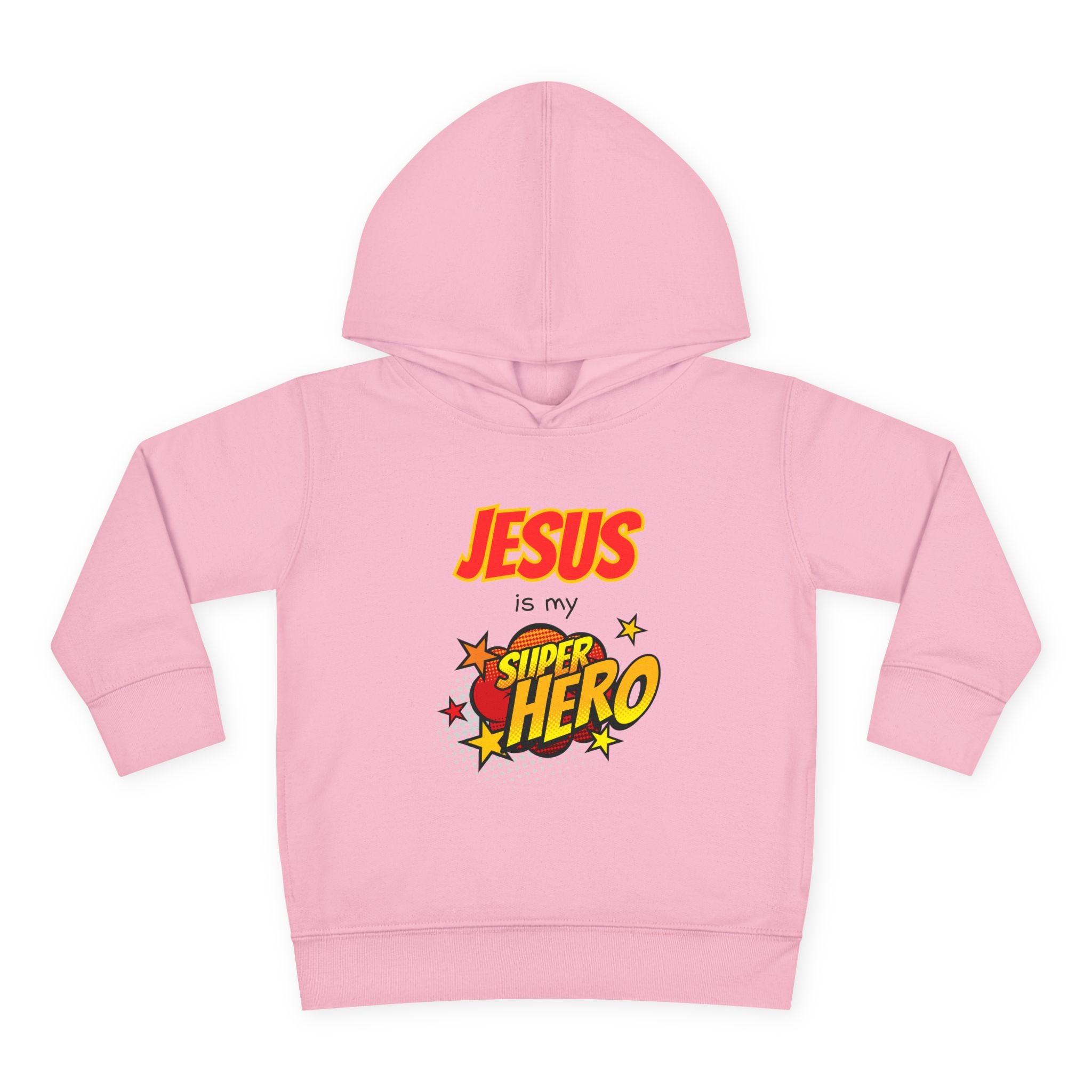 Jesus Is My Superhero Toddler Hoodie – Christian Kids Pullover