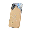 iPhone Inspirational Magnetic Phone Case, Unique Phone Accessories, Faith-Based Gifts, Coastal Vibes, Walk by Faith Design