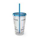 Faith Hope Love Water Tumbler - Christian Gifts for Women Men - Faith Based Gifts