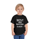 Best Big Brother Ever Toddler Tee, Cute Kids Shirt, Sibling Gift, Birthday Gift for Toddlers, Family Matching Tee, Baby Shower Present
