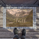 Christian Welcome Doormat — Faith-Inspired Front Door Mat