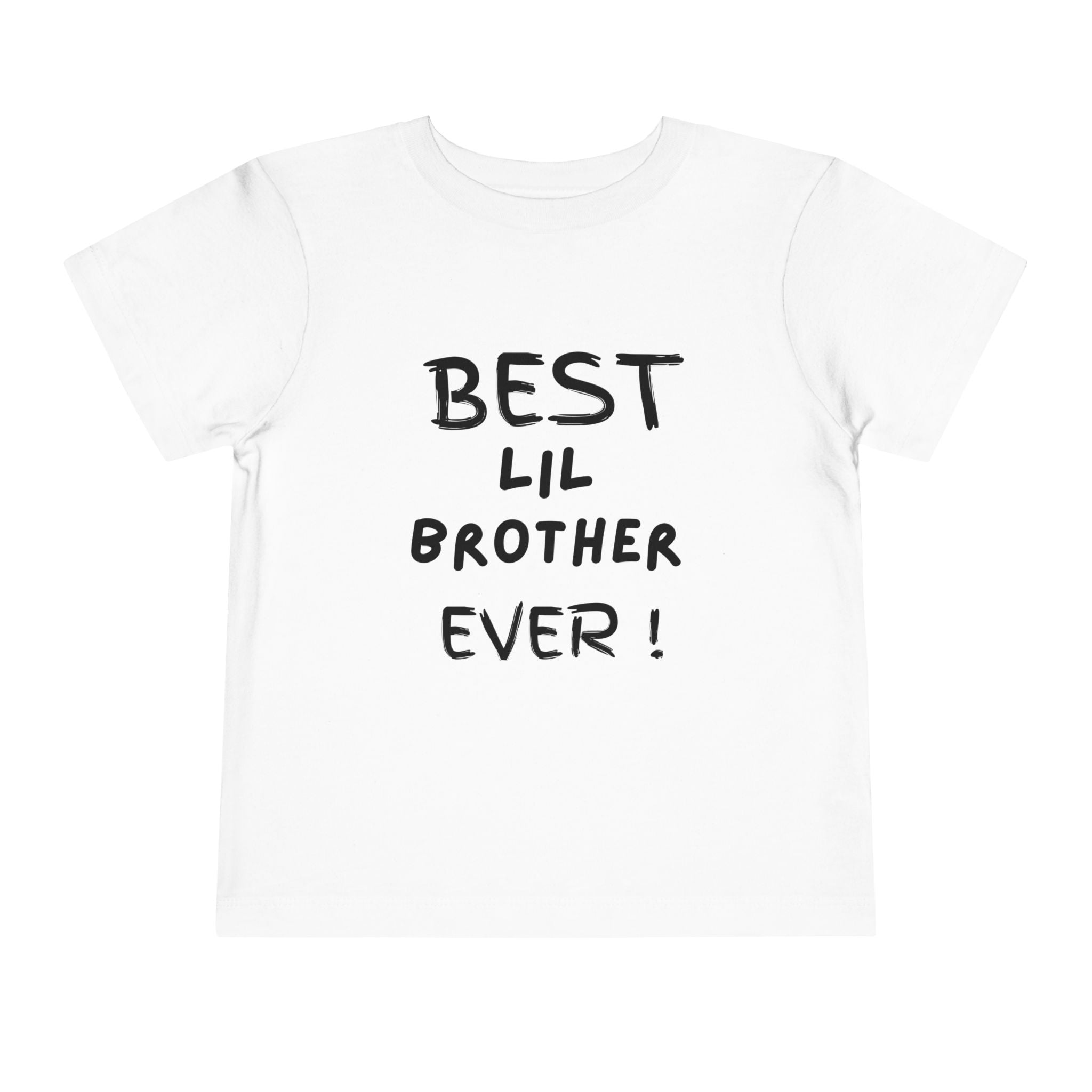 Best Lil Brother Ever Toddler Tee, Cute Kids Shirt, Sibling Gift, Birthday Gift for Toddlers, Family Matching Tee, Baby Shower Present