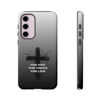 Christian Cross Phone Case — "The Way The Truth The Life" Protective Phone Cover
