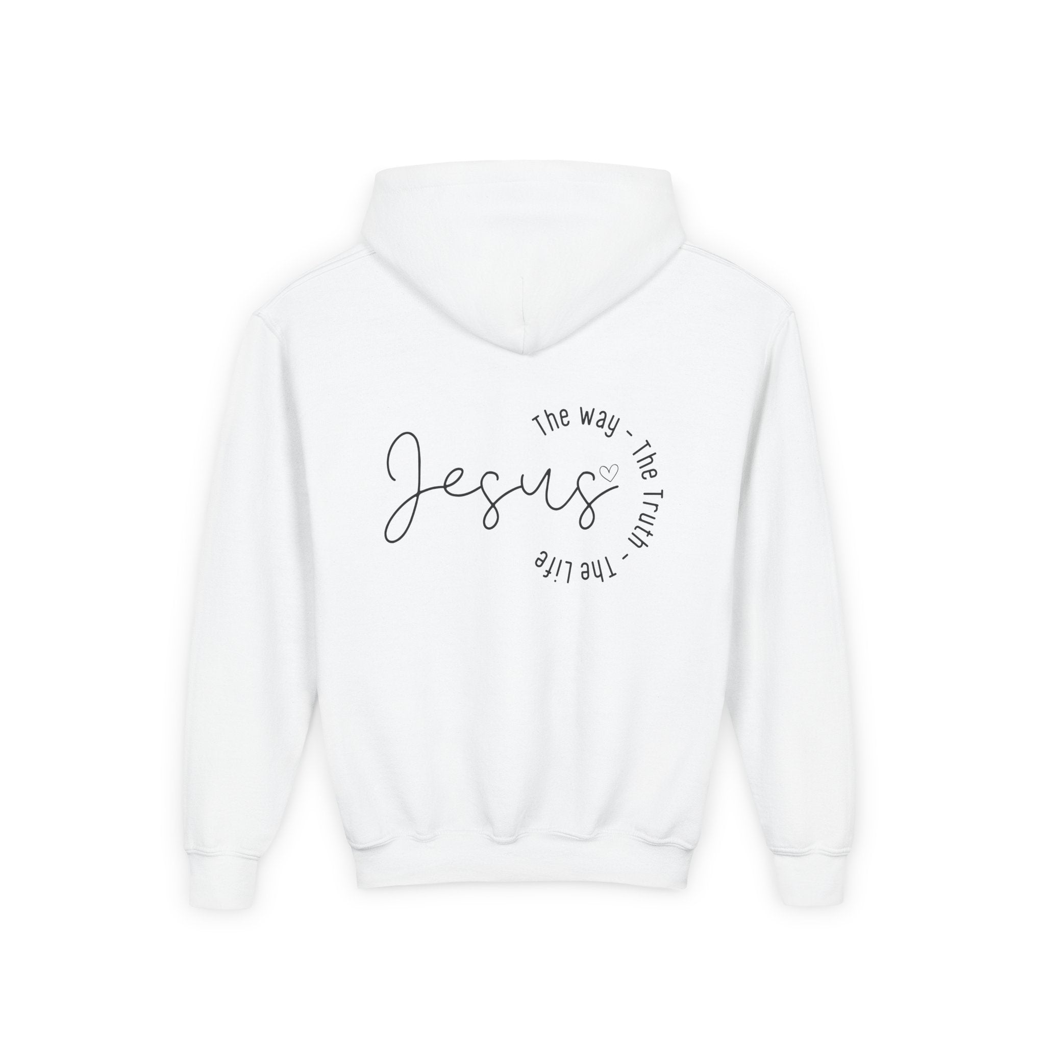 Youth Christian Hoodie — The Way, The Truth, The Life