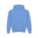 Back design - Youth Hoodie — 'I Timothy 6:7' Colorful Faith Graphic Hoodie (All You Need Is God)
