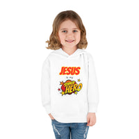 Jesus Is My Superhero Toddler Hoodie – Christian Kids Pullover