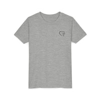 Back design - Youth Tee - "Jesus Has My Back" Christian Faith Shirt