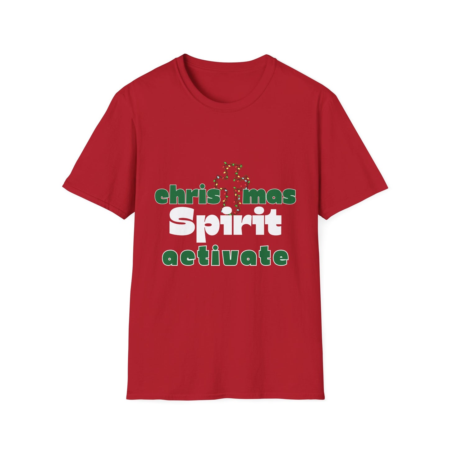 Christmas Spirit Activate Christmas shirt for women men holiday shirt