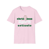 Christmas Spirit Activate Christmas shirt for women men holiday shirt
