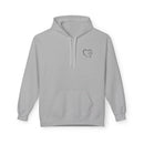 Jesus Has My Back Fleece Hoodie, Cozy Unisex Sweatshirt, Faith-Based Apparel, Perfect Gift for Christians