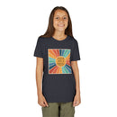Youth Tee — 'Created With A Purpose' Retro Sunburst Kids T-Shirt
