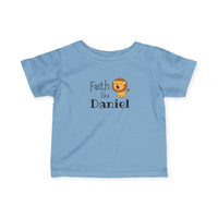 Infant Tee — 'Faith Like Daniel' Cute Lion Baby Shirt