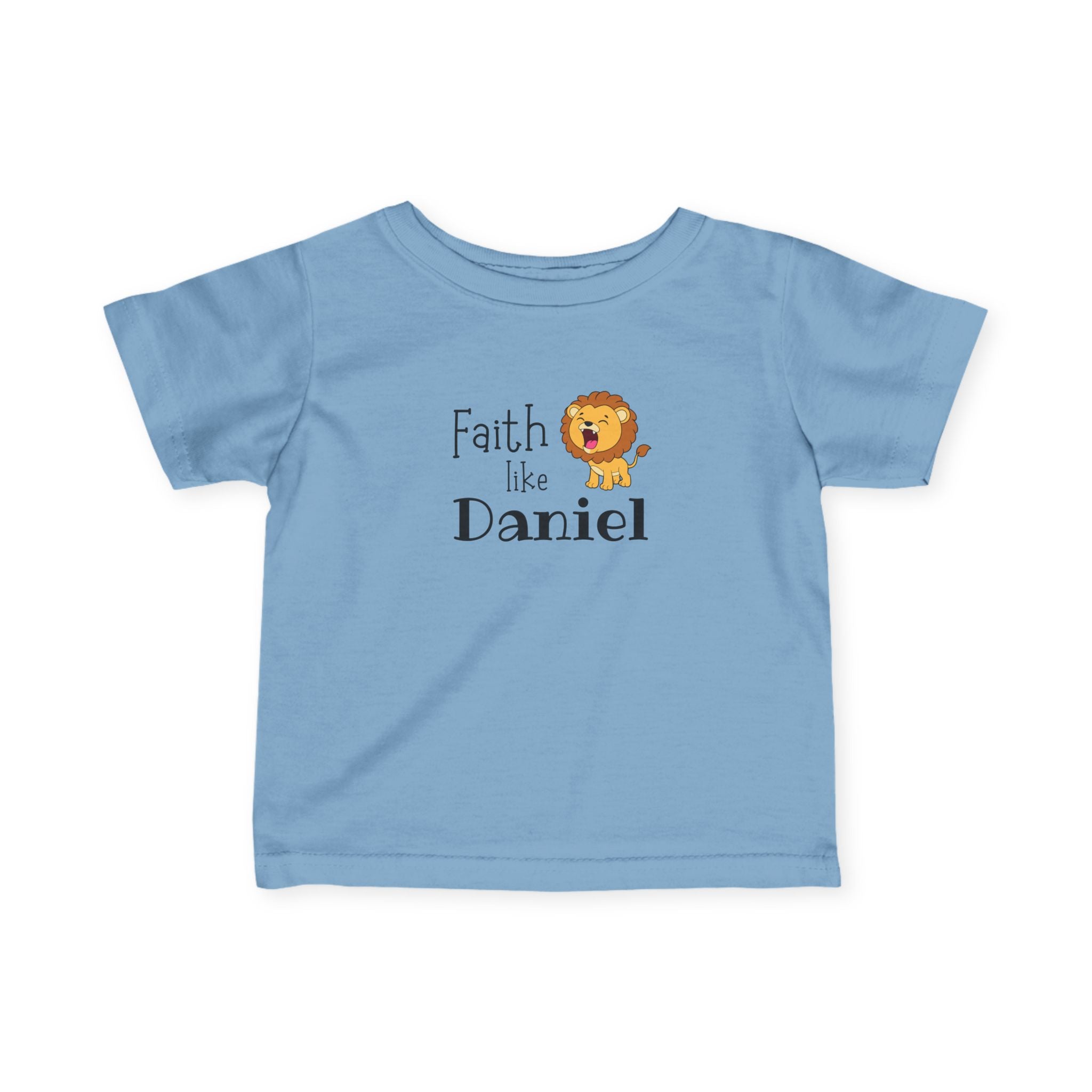 Infant Tee — 'Faith Like Daniel' Cute Lion Baby Shirt