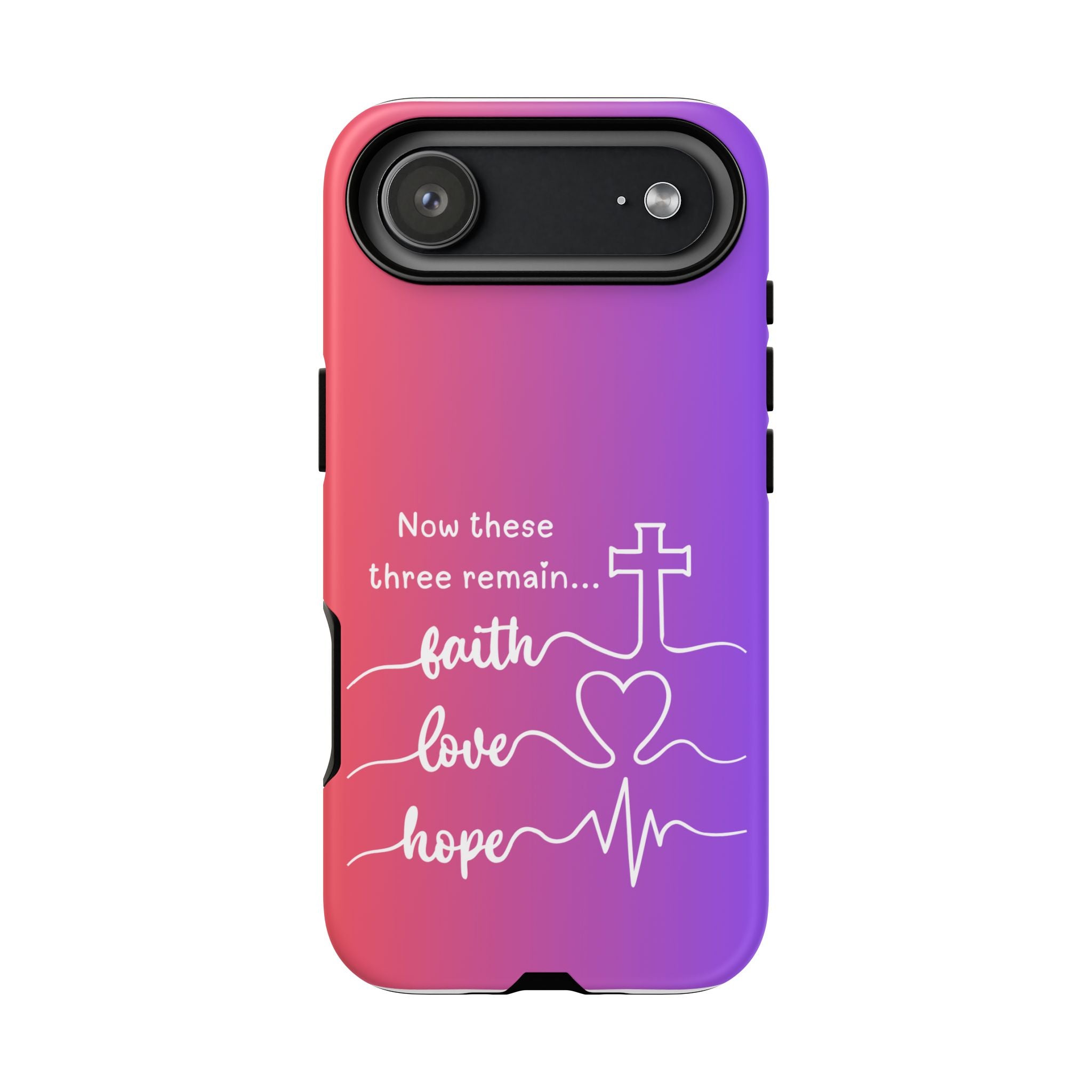 iPhone - Faith, Love & Hope Gradient Phone Case