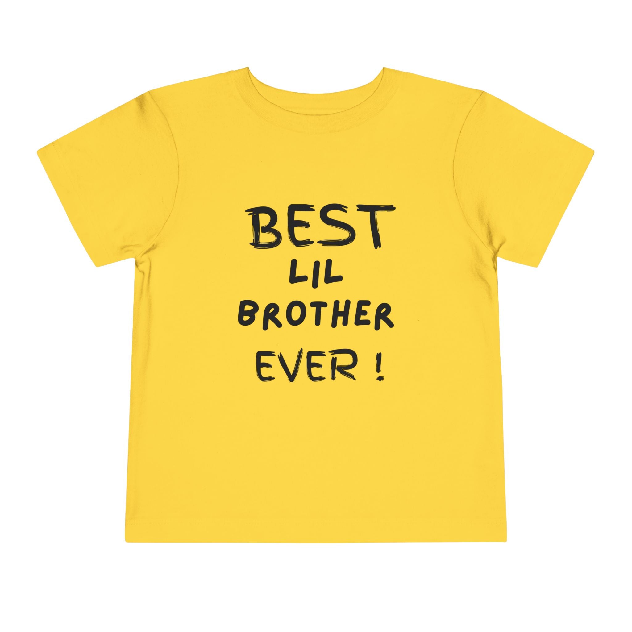 Best Lil Brother Ever Toddler Tee, Cute Kids Shirt, Sibling Gift, Birthday Gift for Toddlers, Family Matching Tee, Baby Shower Present