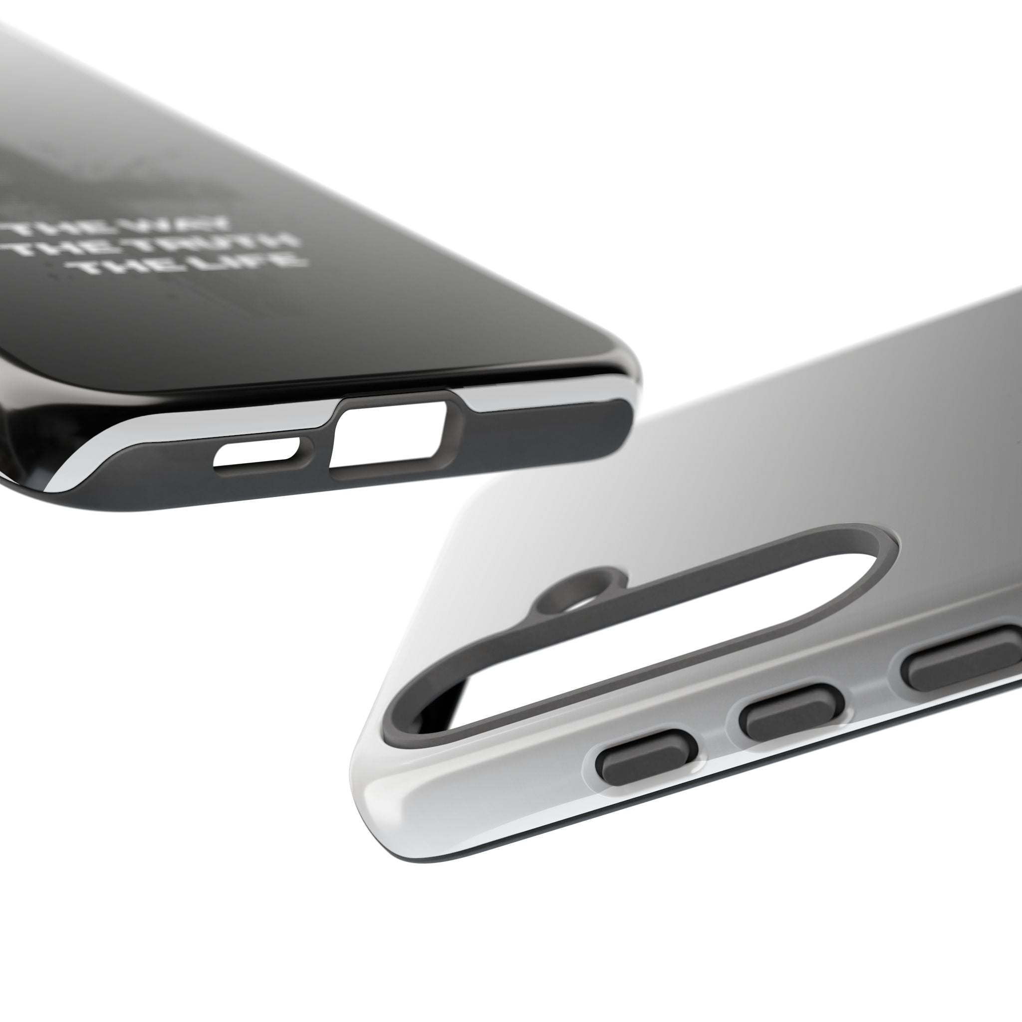 Christian Cross Phone Case — "The Way The Truth The Life" Protective Phone Cover