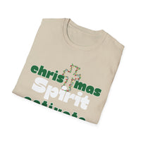 Christmas Spirit Activate Christmas shirt for women men holiday shirt