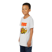 Kids 'Jesus Is My Superhero' T-Shirt — Christian Youth Tee