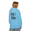 Jesus Has My Back Midweight Softstyle Fleece Hoodie