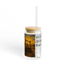Sipper Glass, 16oz - Isaiah 43:2 - Christian Gifts for Women Men - Faith Based Gifts