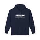 Strong & Courageous Hoodie — Inspirational Motivational Pullover