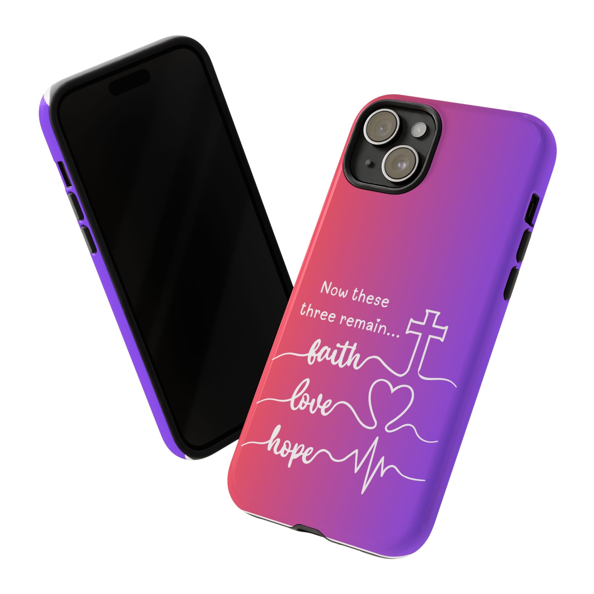 iPhone - Faith, Love & Hope Gradient Phone Case