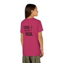 Back design - Youth Tee - "Jesus Has My Back" Cross Christian Graphic Shirt