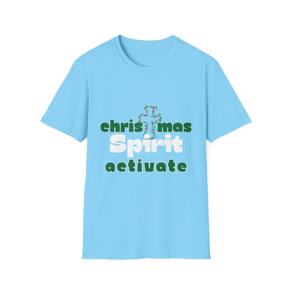 Christmas Spirit Activate Christmas shirt for women men holiday shirt