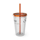 Saved By Grace Water Tumbler - Christian Gifts for Women Men - Faith Based Gifts