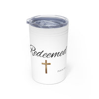 Redeemed Vacuum Insulated Tumbler | 11oz Travel Mug | Christian Gifts for Women Men | Faith Based Gifts