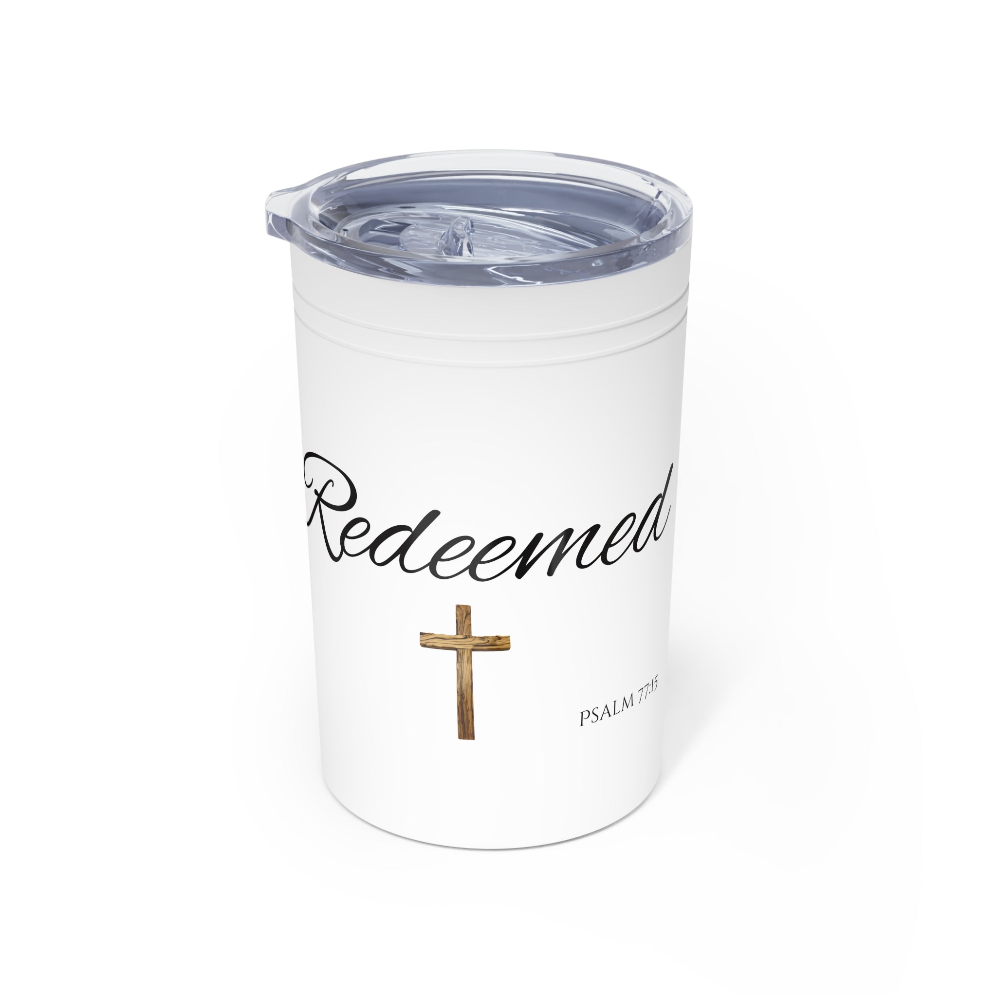 Redeemed Vacuum Insulated Tumbler | 11oz Travel Mug | Christian Gifts for Women Men | Faith Based Gifts