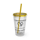 Faith Hope Love Water Tumbler - Christian Gifts for Women Men - Faith Based Gifts