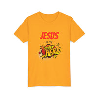 Kids 'Jesus Is My Superhero' T-Shirt — Christian Youth Tee