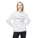 Jesus Circle Script Crewneck Sweatshirt — "Jesus: The Way, The Truth, The Life" Christian Pullover
