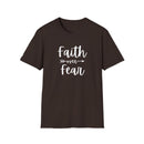 Faith Over Fear Unisex Softstyle T-Shirt | Christian Shirts for Women Men - Faith Based Gifts