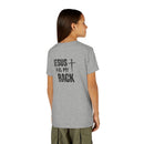 Back design - Youth Tee - "Jesus Has My Back" Cross Christian Graphic Shirt